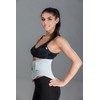LOREY-LU10077 Breathable Back Support Elastic Mesh Size L Colour Silver