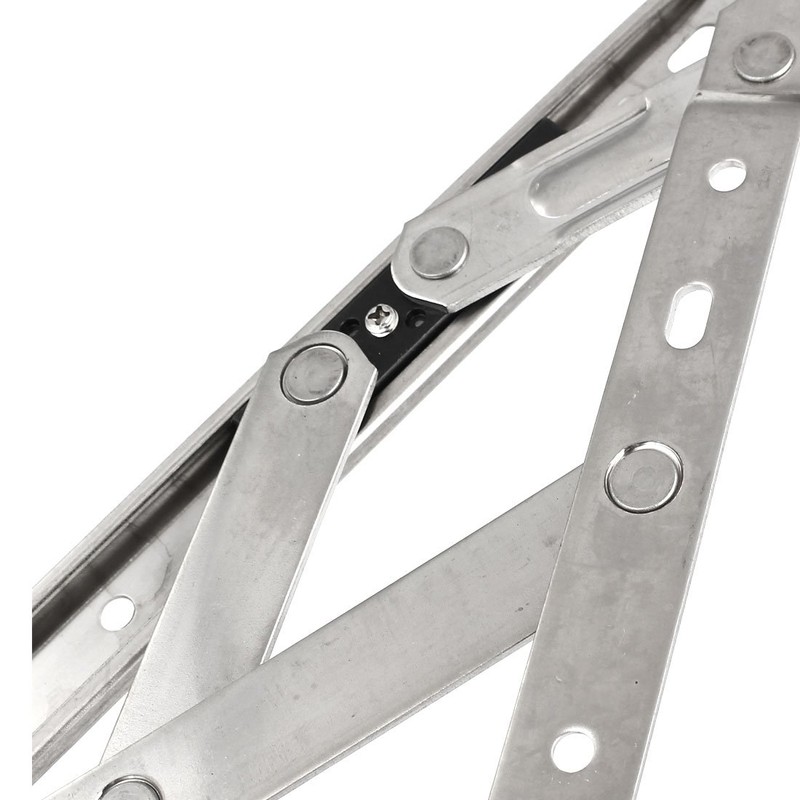 Sourcingmap 202 Stainless Steel 12-inch Window Casement Friction Hinges Stay