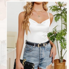 JASGOOD Women's Fashion Leather Belt Ladies Gold Buckle Leather Belt for Jeans Pants Dresses