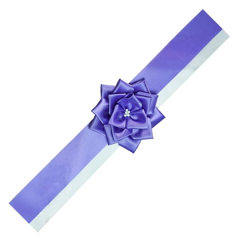 FUJICOLOR Portrait Picture Frame, Ribbon, Purple