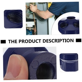 SHINEOFI 4Pcs Air Outlet Manifold Splitter Durable Air Hose Splitter Easy Installation and Stable Performance for Compressors and Pneumatic Systems