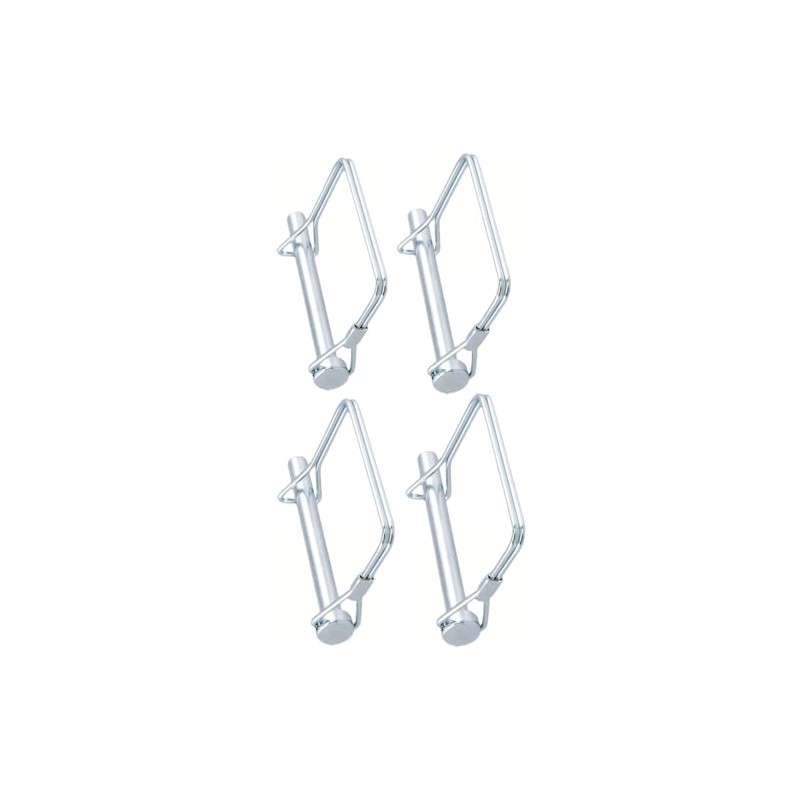 (Pack of 4) 1/4" x 2-3/4" Trailer Coupler Pin, Galvanized