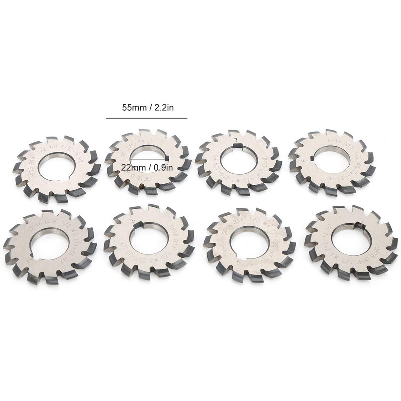 8 Piece Gear Router Bit Gear Router Bit Precision Gear