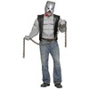 Fun World Men's Pit Bull Biker Dog Costume & Mask,