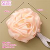 clowin Body Sponge, Rose, Foaming Net, For Body, Gentle on