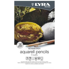 LYRA Rembrandt Aquarell Artists' Colored Pencils, Set of 12 Pencils, Assorted Colors (2011120)