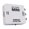 HDMI to Analog AV Converter, Support 1080P Video Input and Output, Ideal for Connecting Modern Devices to Old Screens