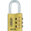 ABUS 165-30 Combination Lock, Brass Lock with Individually Adjustable Combination,