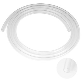 Eoiips 5/32" ID PVC Vinyl Tubing, 5/32" ID x 1/4" OD Flexible Clear Plastic Tubing Industrial Grade Lightweight Hybrid PVC Hose Tube BPA Free Air Hose Line, 10FT