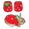 ANIAC Bunny Clothes for Rabbits Warm Kitten Vest Fleece XXXS