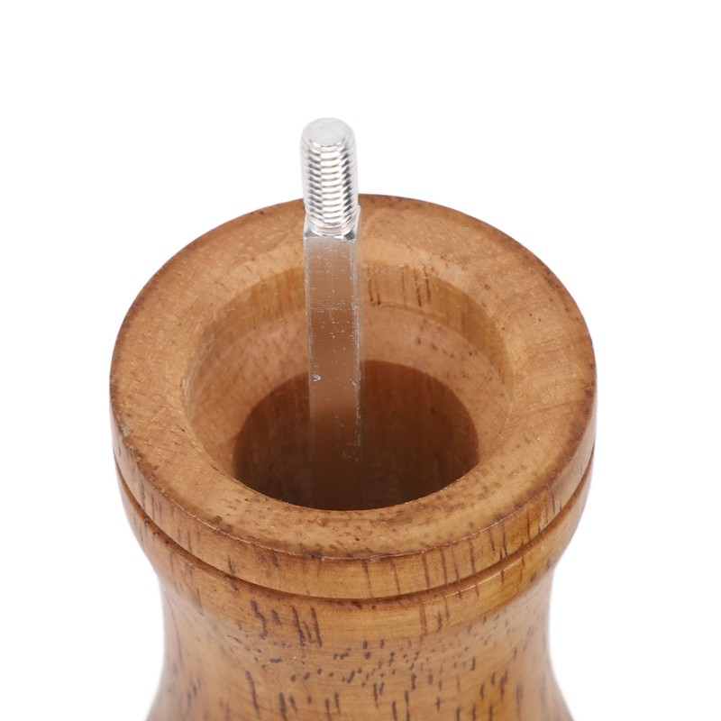 2PCS Wood Pepper Grinder Adjustable Coarseness Efficient Grinding Pepper Mills