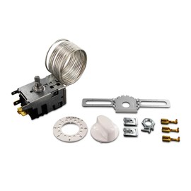 DL-pro Universal Thermostat for Danfoss NR3 077B7003 4 x 6.3 mm AMP Cooling Thermostat Service Thermostat Fridge Thermostat Temperature Controller 3 Stars for Fridge with Automatic Defrosting