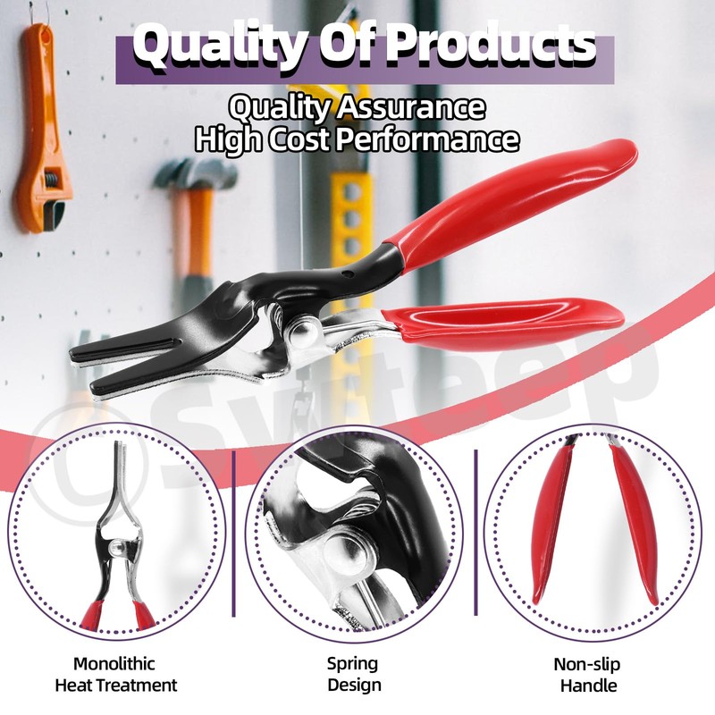 Swpeet 1Pcs Automobile Hose Remover Pliers, Auto Fuel and Vacuum