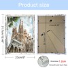 Gentpovth Retro Style A4 Wooden Picture Frame Hanging and Standing