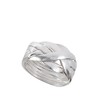 Six Piece Hard Puzzle Knot Weave Mesh Ring .925 Sterling
