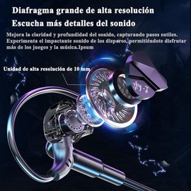 ATOOZOO Audífonos Tipo C, In Ear Headphone Auriculares con Cable de Type-C, Audifonos Alambrico con Micrófono y Control de Volumen,Cancelación de Ruido, Compatible con Dispositivos de Audio Tipo C