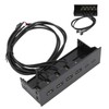 USB Front Panel Hub 5.25in 4 Ports High Speed Stable