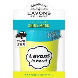 Lavons De Boun [Car Air Freshener] Gel Type, Shiny Moon [Floral Green], Deodorizing, 3.88 oz (110 g)