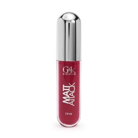 Labial líquido, Lip Gloss Mattatack Mate, G&K, GKLM07, Acabado mate y metálico, Larga duración, Secado rápido, No reseca, Alta pigmentación, Color Felicidad