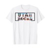 Utah Rocks, National Parks, Hiking, Rock Hunter Apparel T-Shirt