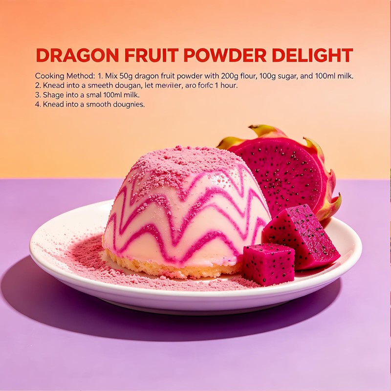 Freeze Dried Dragon Fruit Powder 10oz Natural Coloring Pink Pitaya