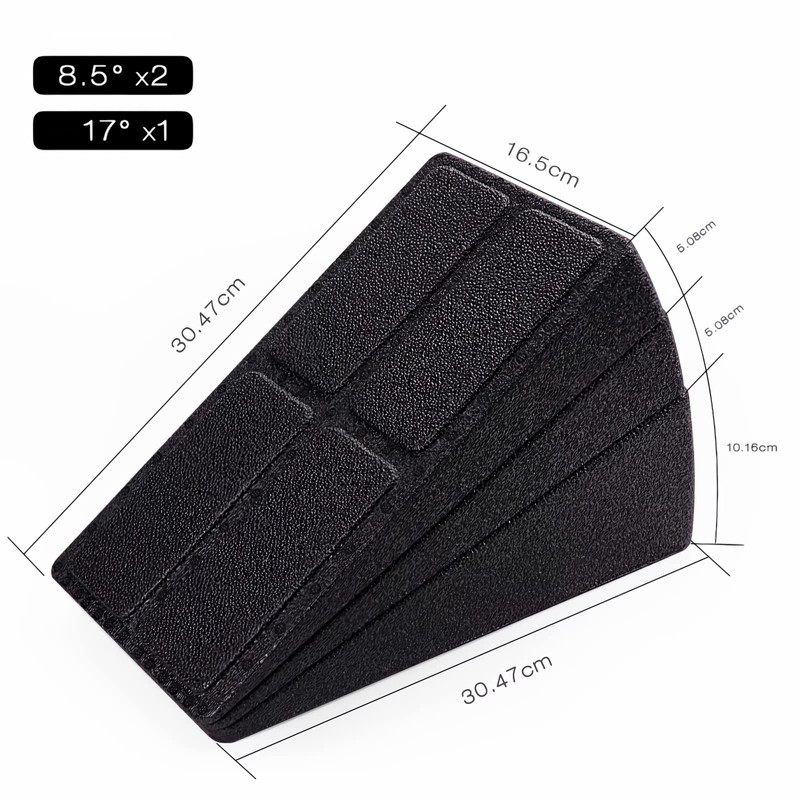 MuscleForge® Squat Wedge Block - Calf Stretcher for Stretching, Agility