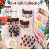 Lavender Violets 49pcs Gel Nail Polish Set 45 Colors Neon