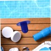 ORFOFE 4pcs Durable PVC Pool Strainer Hole Plug Above Ground
