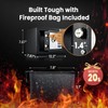 ADIMO Safe Box for College Dorm Room with Fireproof Waterproof