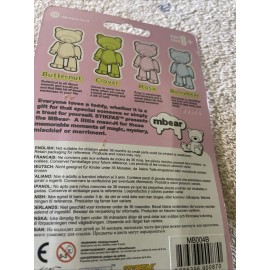 STIKFAS New MBEAR Teddy Bear Figure - Green - Stikfas SWEET Mascot MB001B -