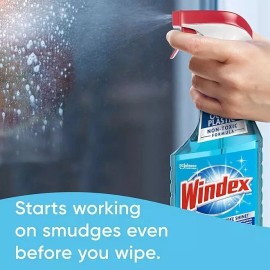 Windex Original Glass Cleaner 1 spray bottle + 128 fl. oz. Refill