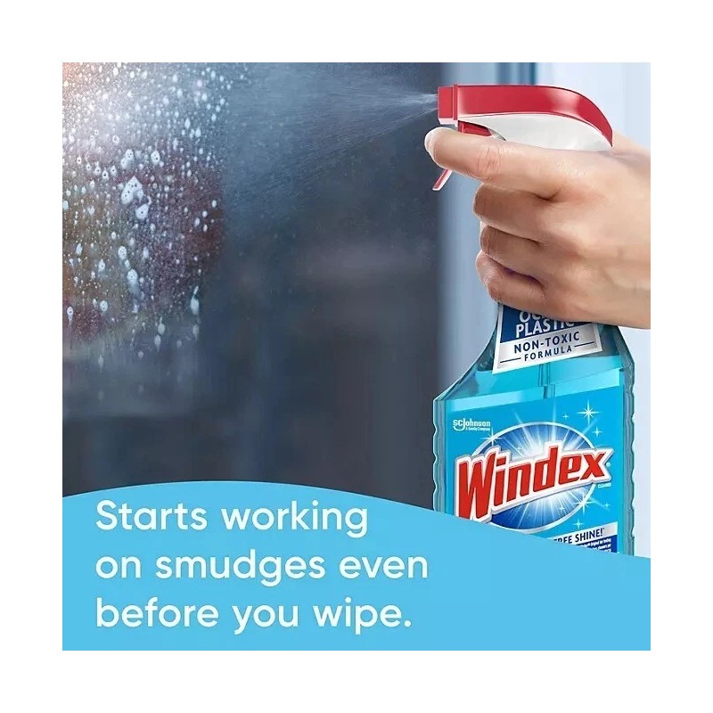 Windex Original Glass Cleaner 1 spray bottle + 128 fl.