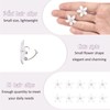 NATOSU 20 Pieces Mini Flower Hair Clips, Cute Rhinestone Hair