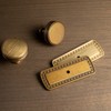 Goo-Ki Cabinet Knobs with Base Plate/Backplate Zinc Alloy Hardware for