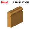 Freud 80-130: 3/8" Radius Traditional Beading Bit with 1/2" Shank