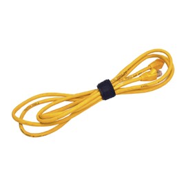 D-Line Cable Management Band, Reusable Cable Tie, Cable Straps can be cut to size, 1.2m Length Supplied Per Pack - Black