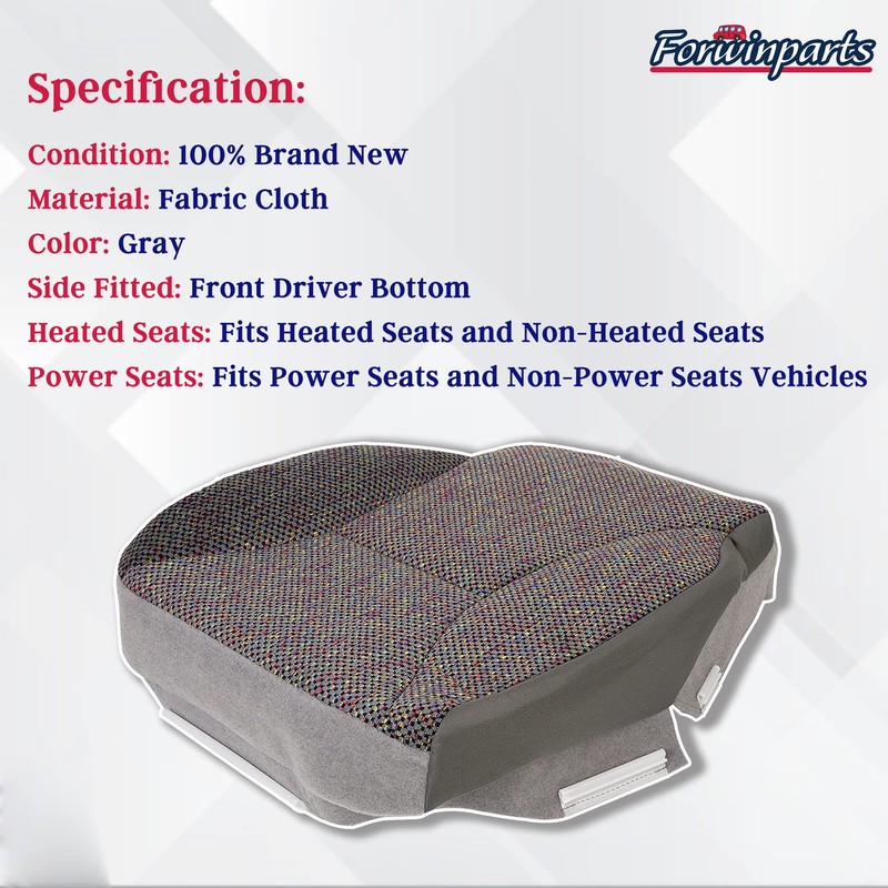 Forwinparts Seat Cover Accessories for Dodge Ram 1500 2500 3500