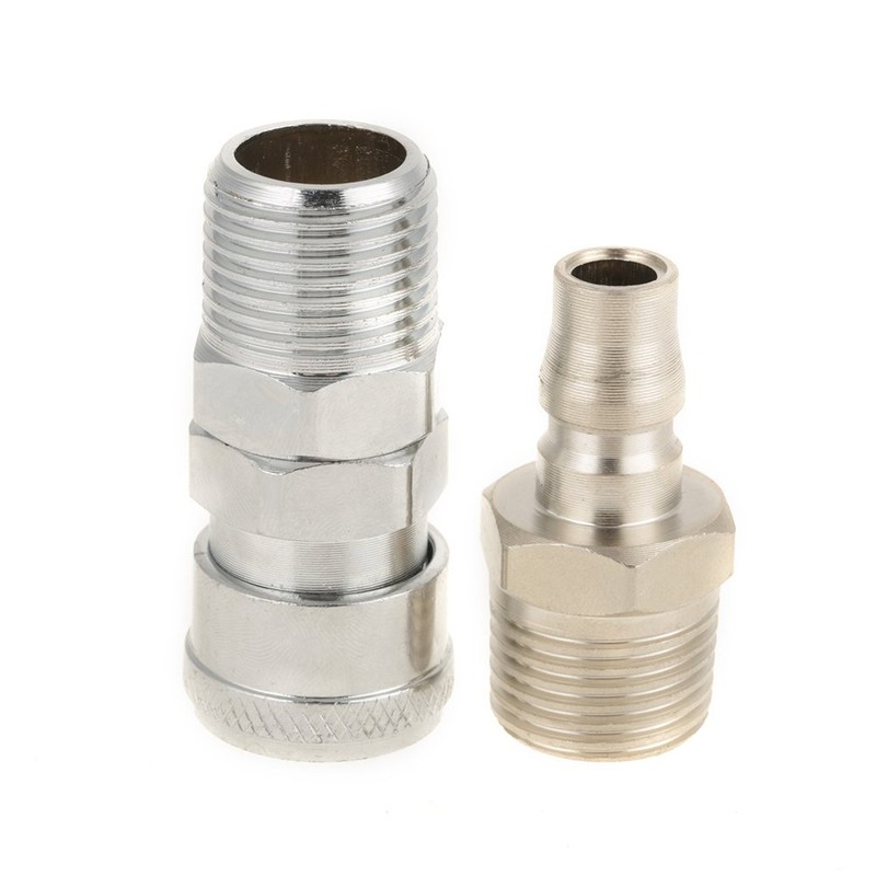 wifehelper 1/2" BSP Pneumatic Air Compressor Hose Connector Quick Coupler