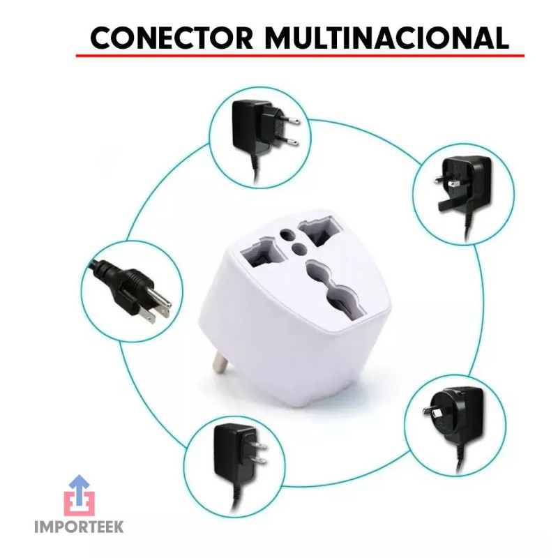 Importeek 25pz Clavija Convertidor Toma Corriente Americana Mexico
