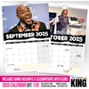 The Calendar King // Here's Ainsley - 2025 Wall Calendar