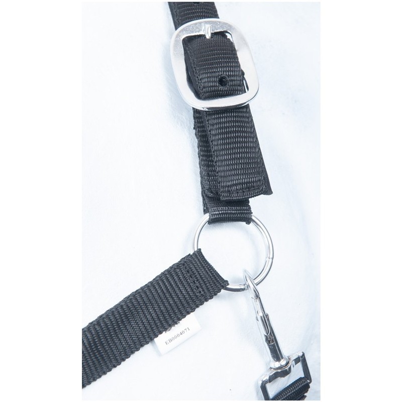 HKM by Reiterladen24 Basic Line Headcollar Lined Black Pony