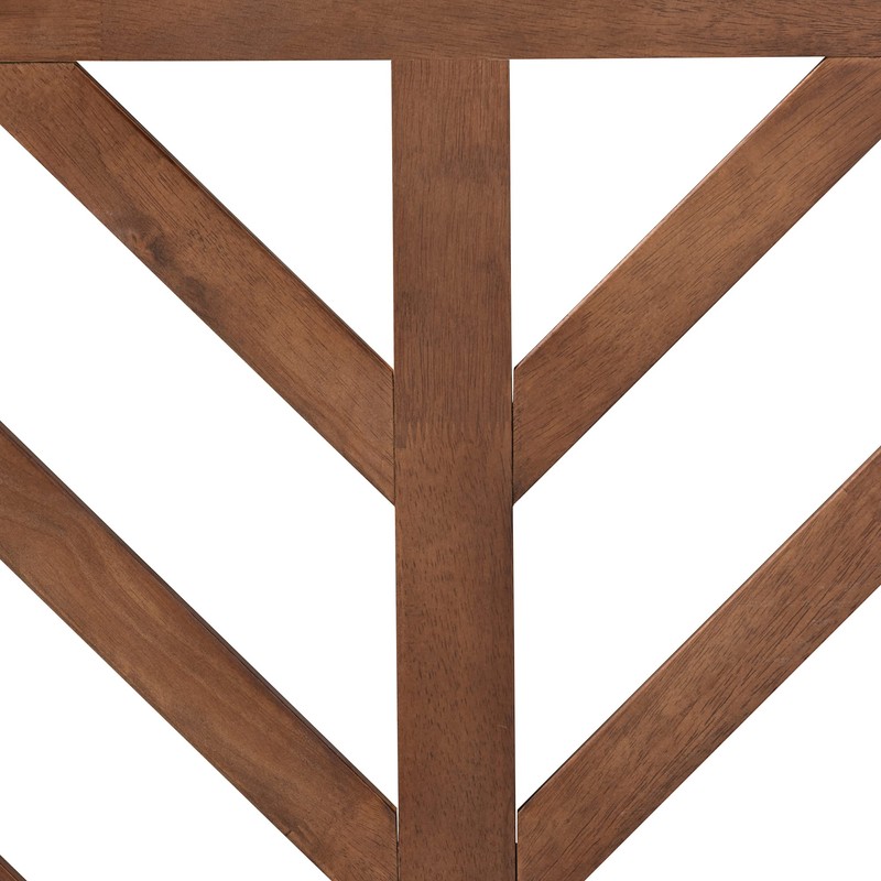 Baxton Studio Belisma Headboard, Queen, Ash Walnut