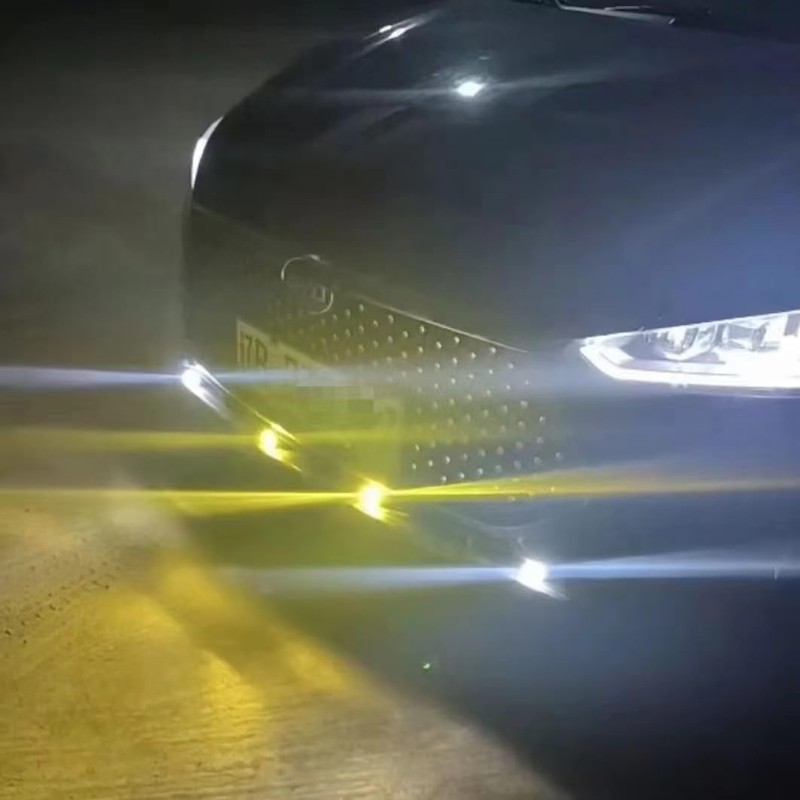 JALN7 2PC 50W Grile LED Light Pods Car Front Headlight