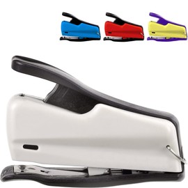 Compact and Convenient Paper Pro Nano Mini Stapler: Portable Pocket-Sized Stapler for Classroom, Office, or Desk Use - 12-Sheet Capacity - White