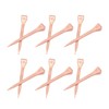 250Pcs Horseshoe Nails Copper Plating Shoeing Nails with Plastic Box