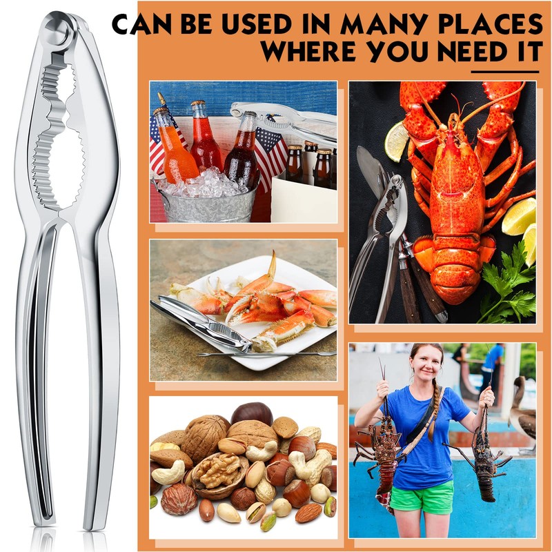 Zhehao 80 Pack Nut Crackers Tool Bulk Crab Crackers and