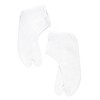 Kyoetsu Tetoron Broad Socks, White Tabi, 4 Pieces, Unisex, 8.3