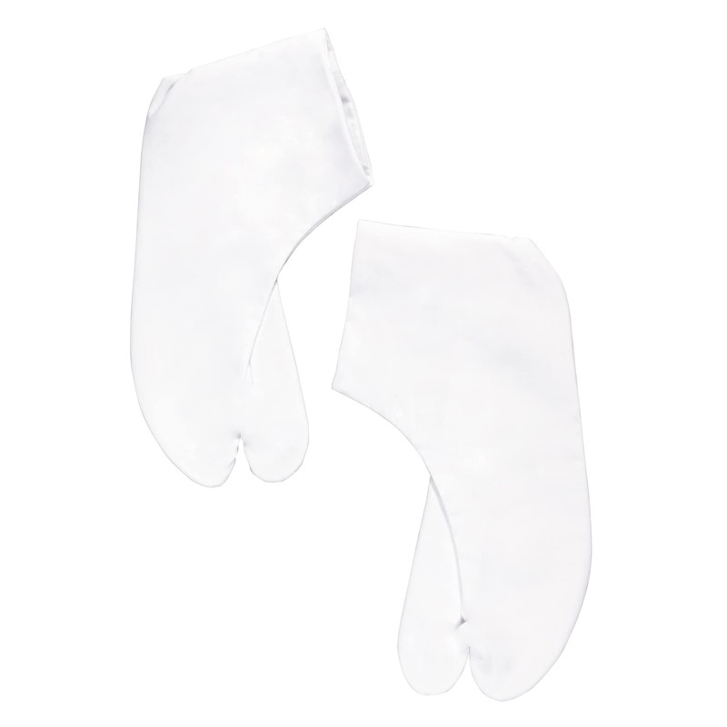 Kyoetsu Tetoron Broad Socks, White Tabi, 4 Pieces, Unisex, 8.3