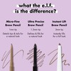 e.l.f. Micro-Fine Brow Pencil, Waterproof Brow Color & Spoolie For