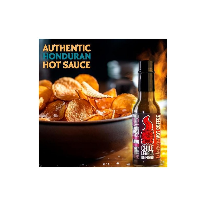 Chile Lengua de Fuego Mild Hot Sauce (Pack of 3,